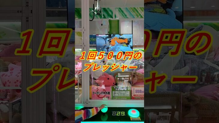 巨大キャッチャーチャレンジ〜攻略法が知りたい〜#shorts#クレーンゲーム#ufoキャッチャー#ゲーセン#ゲームセンター#ゲーム#巨大クレーンゲーム