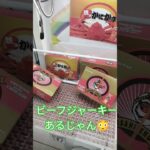 これアームで掴めるの？😂#クレーンゲーム #クレーンゲーム景品 #クレーンゲーム攻略 #ゲームセンター #ufoキャッチャー #ビーフジャーキー