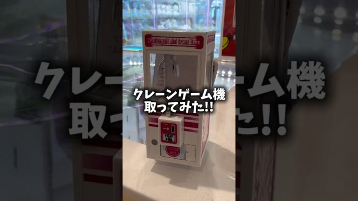 クレーンゲームでクレーンゲーム機とってみた!!#クレーンゲーム #ufoキャッチャー #ゲームセンター