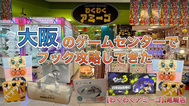 【初来店】大阪の優良店でフック攻略してきた【ゲームセンター】