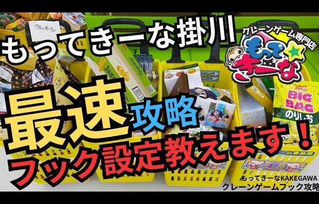 【フックはここを狙え！】もってきーな掛川　クレーンゲームフック攻略！　クレーンゲームフック設定のコツを教えます!【クレーンゲーム】 #もってきーな #もってきーな掛川 #フック