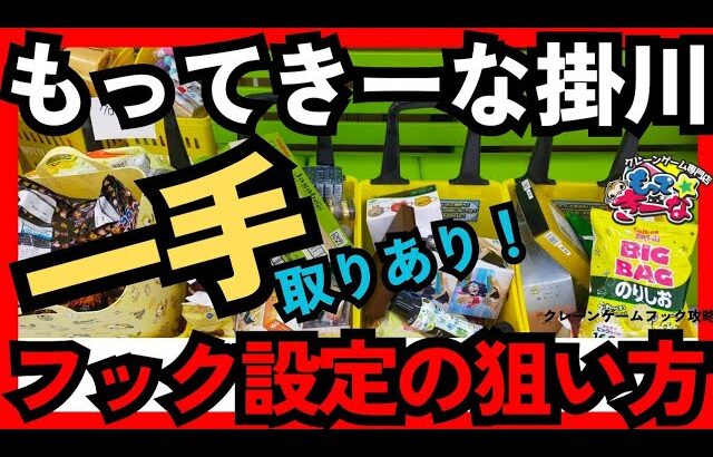 【フックはここを狙え!】 もってきーな掛川 クレーンゲームフック攻略 フック設定のコツが分かります! フックはここを狙え!【クレーンゲーム】#もってきーな #もってきーな掛川  #フック