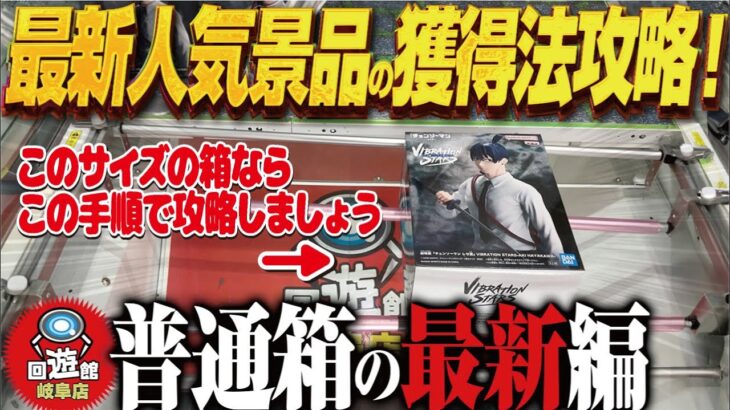【クレーンゲーム】最新人気景品獲得法！普通の箱ならこう攻めよう！回遊館岐阜店！