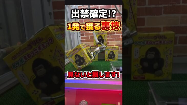 【やりすぎ注意!!】お店を赤字にさせる裏技www #shorts #おすすめ #バズれ #ufoキャッチャー #クレーンゲーム #ゲームセンター #ufocatcher #出禁