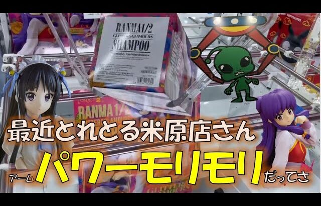 【クレーンゲーム】104　とれとる米原店　最近パワーがモリモリになったと思った件