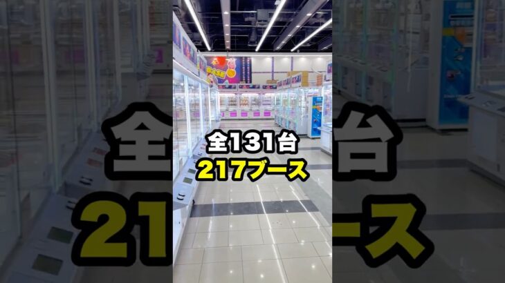 131台(217ブース)全部1プレイずつ挑戦したらまさかの結果に！！  #shorts #クレーンゲーム #ufoキャッチャー #ゲーセン #ゲームセンター #arcade