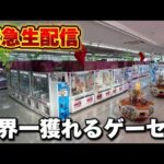 【クレーンゲーム】世界で1番獲れる場所へ！全てが規格外のお店で暴れます！【回遊館鳥取店・UFOキャッチャー】