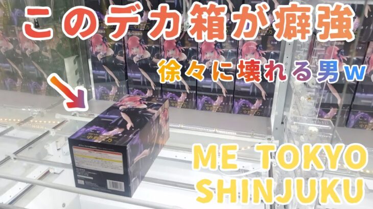 【クレーンゲーム】ME TOKYO SHINJUKUで壊れてく男ｗ