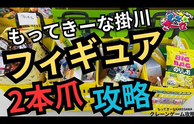 もってきーな掛川　クレーンゲームフィギュア攻略　OPEN前の店で２本爪攻略【クレーンゲーム】#もってきーな #もってきーな掛川 #クレーンゲーム