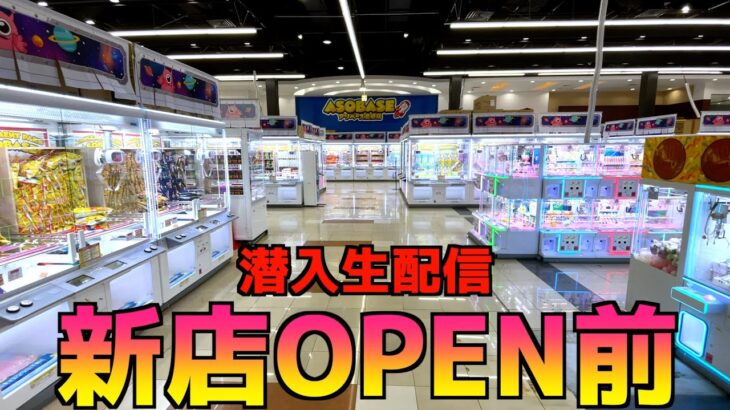 新店舗オープン前のゲーセンでクレーンゲームやったら景品取りまくれるはず！！【UFOキャッチャー】