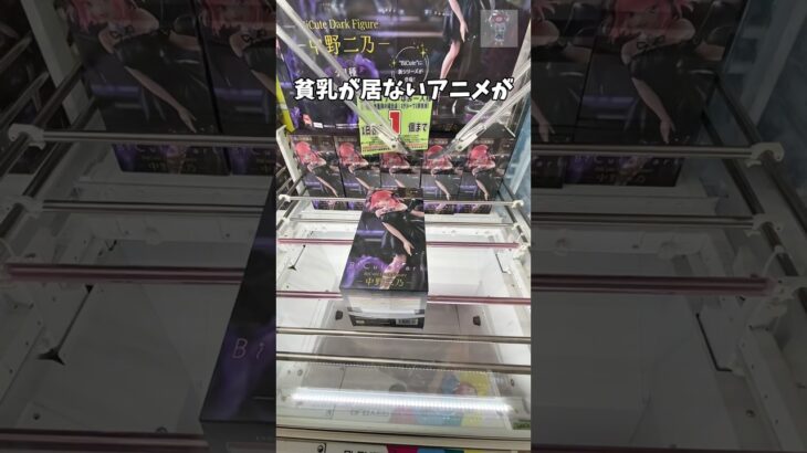 クレーンゲーム!!cranegame!!ufocatcher #クレーンゲーム #ufoキャッチャー #クレーンゲーム攻略 #ゲームセンター #ゲーセン #中野二乃 #五等分の花嫁