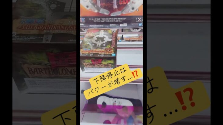 下降停止はパワーが増す⁉️マンガ倉庫飯塚店 バーソロミュークマ#ufoキャッチャー #クレーンゲーム #解説 #攻略 #フィギュア