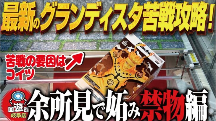 【クレーンゲーム】最新のグランディスタ狙い！個数制限が無制限！攻略！回遊館岐阜店！