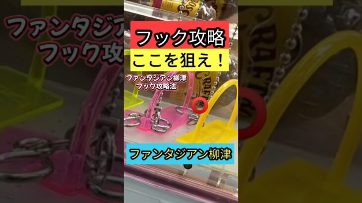 【フックはここを狙え！】ファンタジアン柳津　クレーンゲームフック攻略　フック設定はここを狙え！　フックコツ紹介！【クレーンゲーム】#ファンタジアン #クレーンゲーム #フック