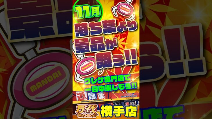 【万代 横手店】獲れすぎ注意！大興奮の雪崩で爆獲れ体験！#クレーンゲーム