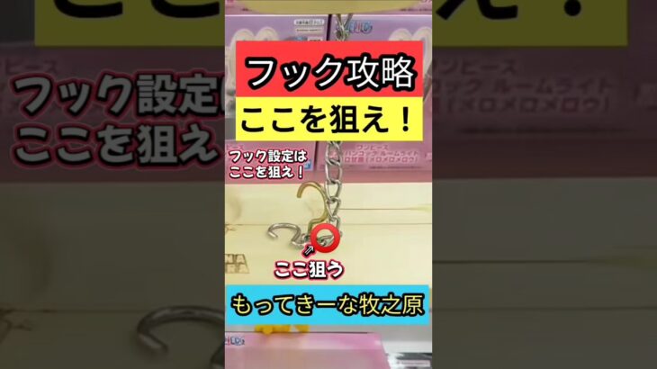 【フックはここを狙え！】 もってきーな牧之原　クレーンゲームフック攻略　フック設定はここを狙え！【クレーンゲーム】 #もってきーな #もってきーな牧之原 #フック