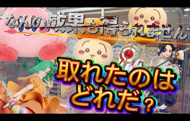 クレーンゲームは甘くないことを痛いほど実感しました