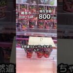 一日1000円しか使えないクレーンゲームの景品だけで生活19日目 #クレーンゲーム #ufoキャッチャー #clawmachine #ガチャガチャ #ゲーセン