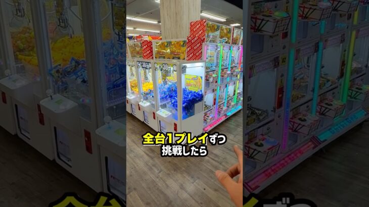 プロが北海道のゲーセンで10円キャッチャー全台1プレイずつ挑戦したらまさかの、、、  #shorts #クレーンゲーム #ufoキャッチャー #ゲーセン #ゲームセンター #万代札幌藤野店