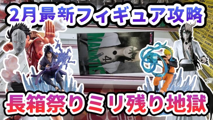 【クレーンゲーム】2月最新フィギュア攻略 長箱祭り ミリ残り地獄