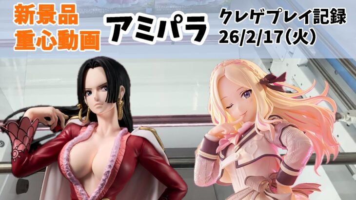 【新景品重心付き】 学マス（学園アイドルマスター） ONEPIECE ハンコック クレゲ記録 クレーンゲーム（UFOキャッチャー） 橋渡し【アミパラ】【26年2月17日】