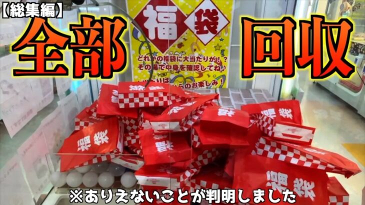 怪しい福袋キャッチャーで福袋全部回収したらヤバい展開になってしまった【クレーンゲーム／UFOキャッチャー】まとめ動画