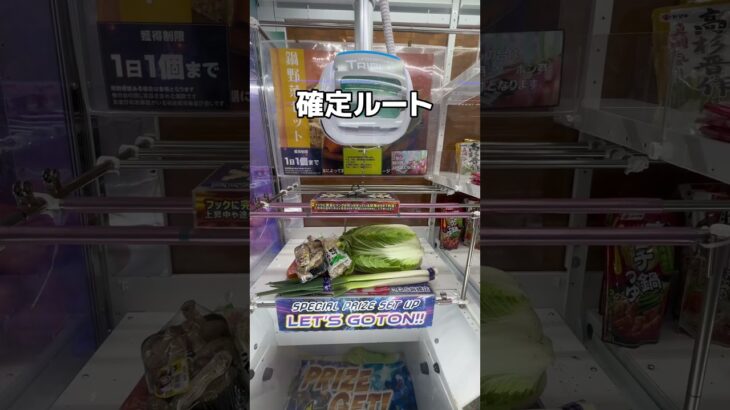 鍋パーティーだゾ！#UFOキャッチャー #クレーンゲーム  #ゲームセンター #攻略 #shorts  #youtubeshorts