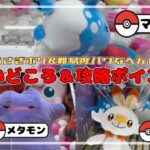 【攻略格差ありすぎ】狙い目なマリルリ＆ヒバニー！対する鬼畜メタモンとの闘い　　#ポケモン#pokemon #ポケットモンスター #クレーンゲーム#ぬいぐるみ