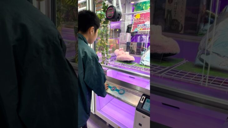 おっしーい！あったかそうなスリッパ #ゲーセン #shorts  #フック #夾娃娃機 #ゲームセンター #uFoキャッチャー ＃夾娃娃＃ゲーセン＃倉庫系 #クレーンゲーム #ゲッタースピン