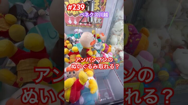 アンパンマンのぬいぐるみ取っちゃおう　#クレーンゲーム #ufoキャッチャー #ベネクス川越 #アンパンマン #ぬいぐるみ