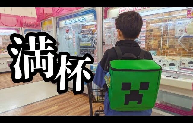 【クレーンゲーム】満杯取ります!!少年が超優良ゲームセンターでお菓子や雑貨を狙ったら驚きの展開に···【ufoキャッチャー 回遊館】