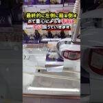 このタイプの末広がりの方が簡単 #クレーンゲーム #ufoキャッチャー