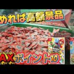 【クレーンゲーム】三角くじポイントゲット！？もしかしたら…いい物と交換も出来ちゃうかも！？ダイソンも……