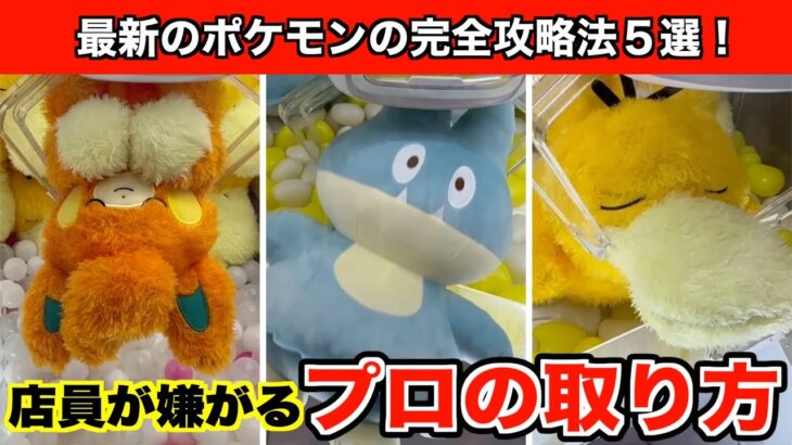 【ゴンベ・コダック・パモ】知らなきゃ損！クレーンゲームで新作のポケモンのぬいぐるみを完全攻略するコツ５選！