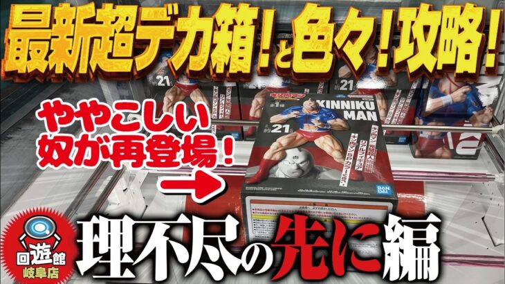 【クレーンゲーム】最新の超デカ箱に挑む！サイズ差に負けない！攻略！回遊館岐阜店！