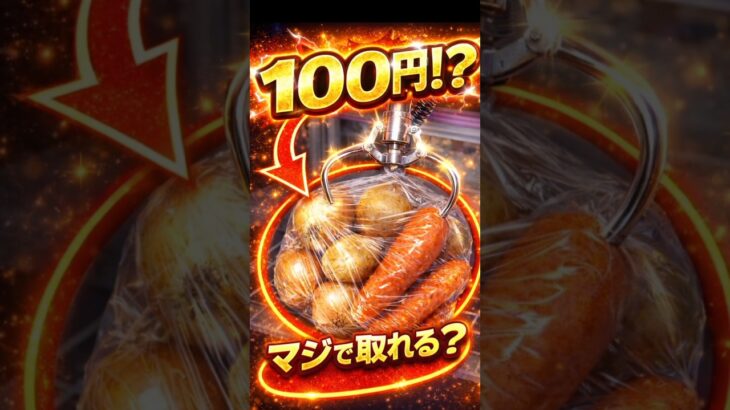 このフック設定、100円で取れるのか？【クレーンゲーム】#クレーンゲーム #フック #clawmachine