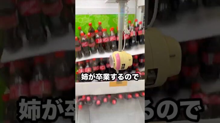 ゲーセンで姉の卒業祝いを1000円だけで取ってみた #shorts #クレーンゲーム #ufoキャッチャー # ゲーセン #ゲームセンター #arcade #clawmachine