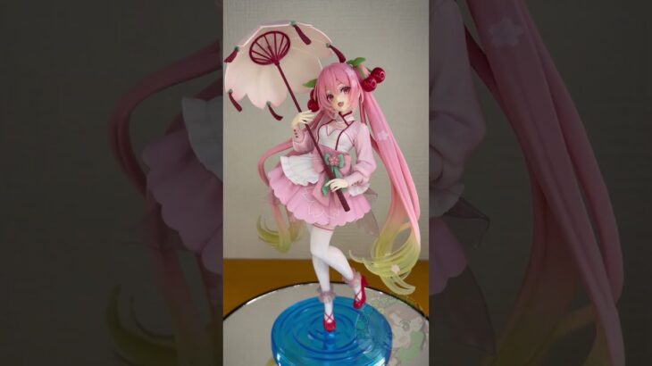 2/28登場 桜ミク　AMP＋ フィギュア～桜ドレスver.～　重心・開封情報