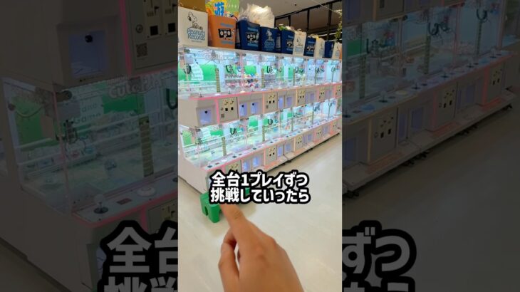 国指定重要文化財の近くのゲーセンで小さい3本ヅメ全台挑戦したらまさかの、、、 #shorts #クレーンゲーム #ufoキャッチャー #ゲーセン #ゲームセンター #arcade