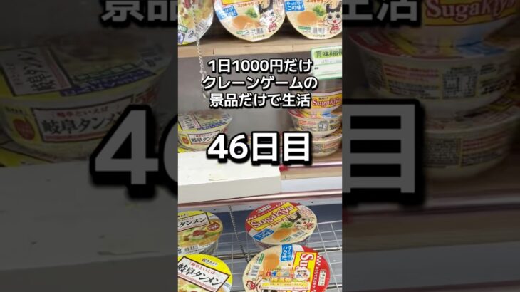 体重70キロになるまで終われないクレーンゲームの景品だけで生活46日目 #クレーンゲーム #clawmachine #ゲームセンター #ufoキャッチャー #ゲーセン #フック設定