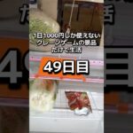 体重70キロになるまで終われないクレーンゲームの景品だけで生活49日目 #クレーンゲーム #clawmachine #ゲームセンター #ufoキャッチャー #ゲーセン #フック設定
