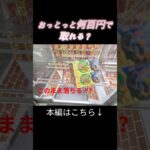 ゲーパニ堺閉店前にクレゲーPart2 ##ufoキャッチャー #ufoキャッチャー攻略 #クレーンゲーム #ユーフォーキャッチャー #ゲームセンター #shorts
