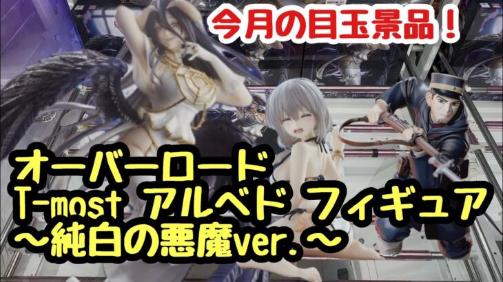 【クレーンゲーム】今月の目玉景品！オーバーロード　T-most アルベド フィギュア～純白の悪魔ver.～