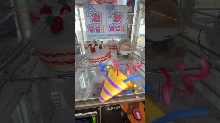 いちごとって埋めるだけのクッションみたいな景品 #shorts   #フック #夾娃娃機 #ゲームセンター #uFoキャッチャー ＃夾娃娃＃ゲーセン＃倉庫系 #クレーンゲーム #ゲッタースピン