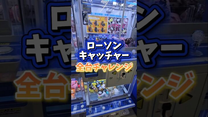 【何個取れる!?】ローソンキャッチャーでかわいいぬいぐるみを取りまくる！ #クレーンゲーム #ufoキャッチャー  #ゲームセンター