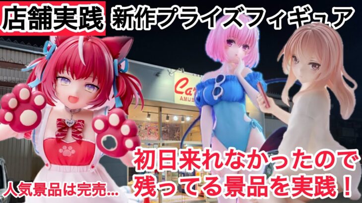 【クレーンゲーム】人気景品は続々と完売…。木曜日登場分は残ってる景品だけになります #クレーンゲーム #ufoキャッチャー #キャロム坂戸店 #キャロム