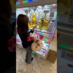 誰もが欲しがる人気景品を取ろうとしたら… #クレーンゲーム #ufoキャッチャー #ハピピランド #ぬいぐるみ