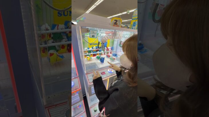 今流行りの人気景品を取ろうとしたら… #クレーンゲーム #ufoキャッチャー #ゲームセンター #ぬいぐるみ