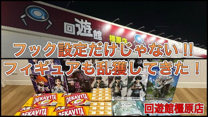 フックもフィギュアいっぱい取ってきた。【ゲームセンター】