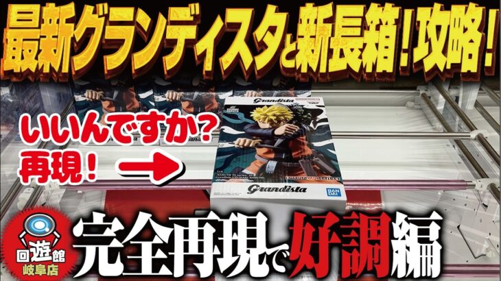 【クレーンゲーム】最新グランディスタ&最新長箱多め完全に攻略！回遊館岐阜店！